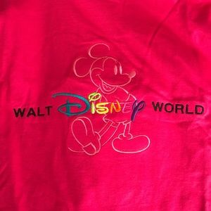 Walt Disney World Pink Mickey Mouse T Shirt